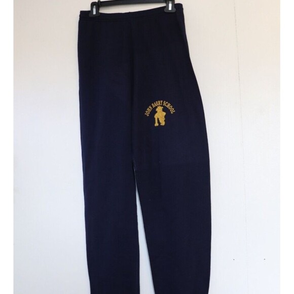 VTG 80s Sweatpants Mens M Bassett Walker John Barry School Philadelphia PA - Picture 1 of 8